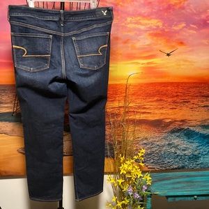 American Eagle jeans short size 14 dark wash